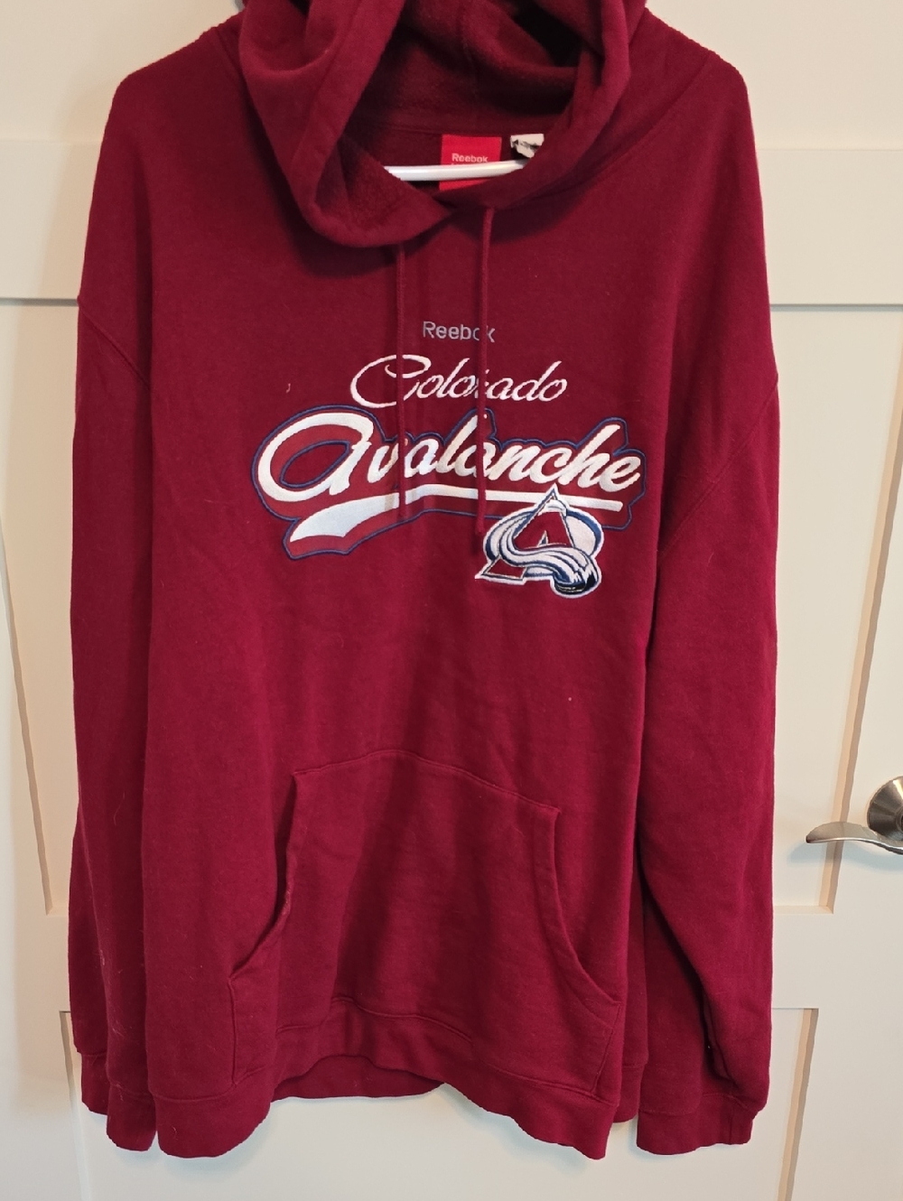 Reebok Men’s Colorado Avalanche Maroon Hoodie